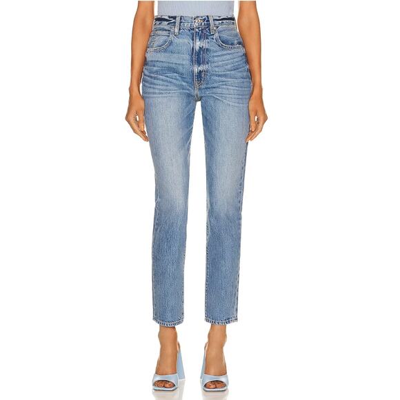 SLVRLAKE Jeans Beatnik Straight Leg Jeans in Salton Sea Denim Size 28 - Picture 1 of 6